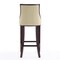 Manhattan Comfort Fifth Avenue Bar Stool in Cream and Walnut, PK3 3-BS007-CR - alternate 4